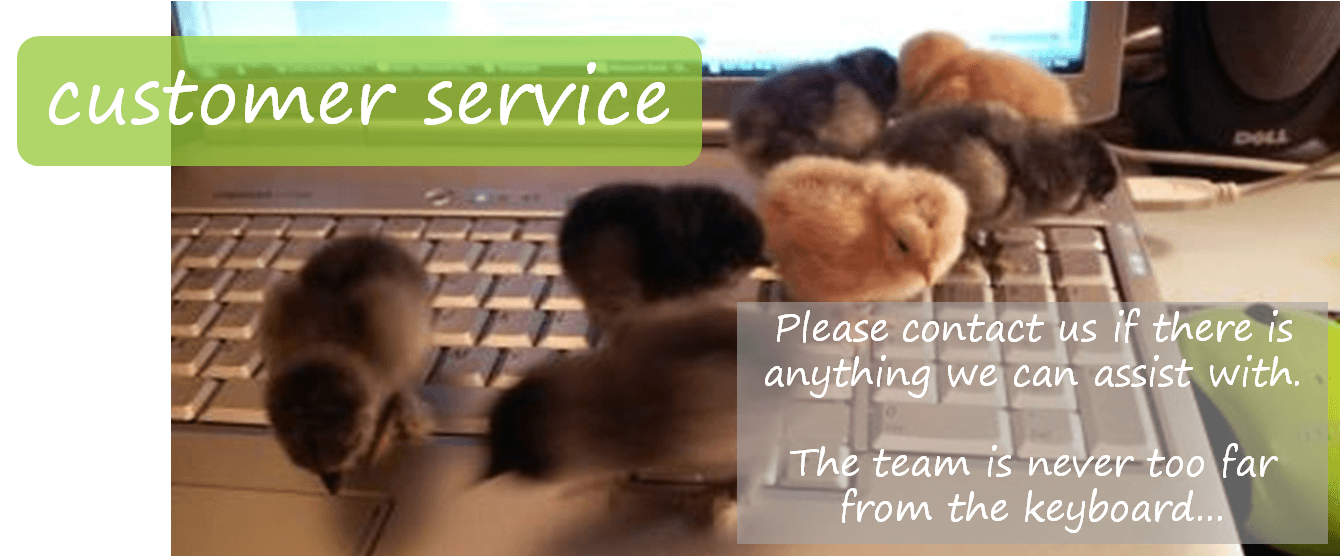 Please contact us anytime via email or facebook - the team is always near a keyboard! Please contact us anytime via email or facebook - the team is always near a keyboard!